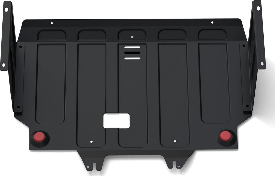 Защита АвтоБРОНЯ для картера и КПП Kia Picanto II 2011-2017. Артикул 111.02818.2