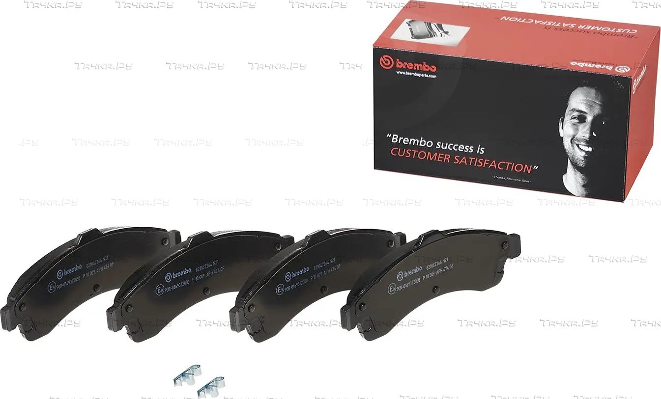 Тормозные колодки Brembo PRIME LINE передние для Isuzu Ascender 2003-2008. Артикул P 10 009