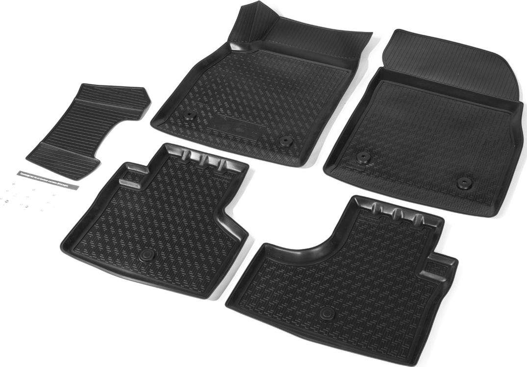 Коврики ActiveAvto для салона на 3-й ряд Chevrolet Trailblazer II 2012-2026. Артикул 101-85