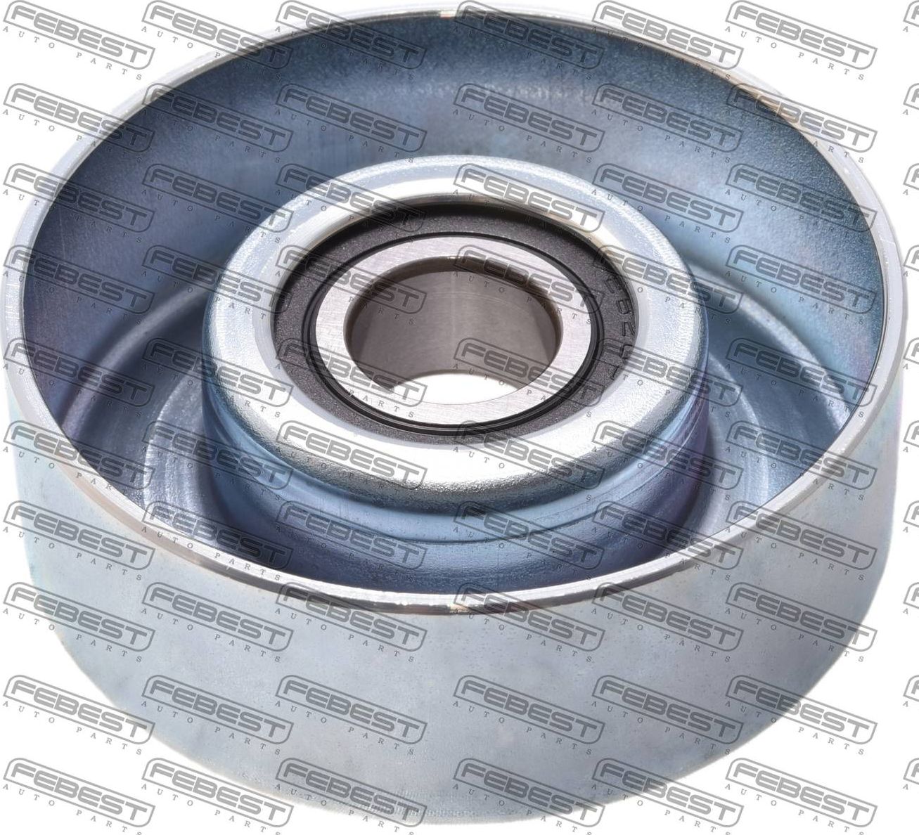 Натяжной ролик (натяжитель) приводного поликлинового ремня Febest. Артикул 1987-R55