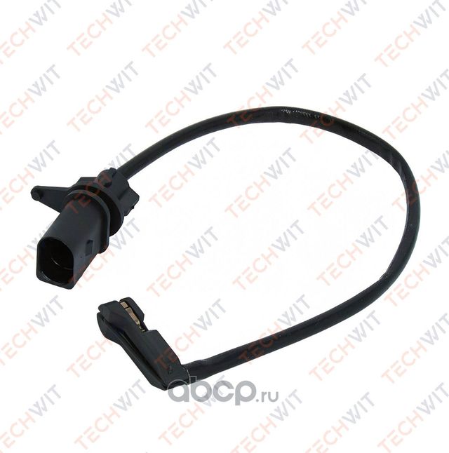 Датчик износа колодок тормозных передний Лев. L 300MM VAG AUDI A4 A5 Q5 2.0 2.5 (Techwit). Артикул EL015VGA020TW