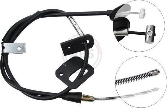 Трос ручника (тросик ручного тормоза) ABS. Артикул K12617