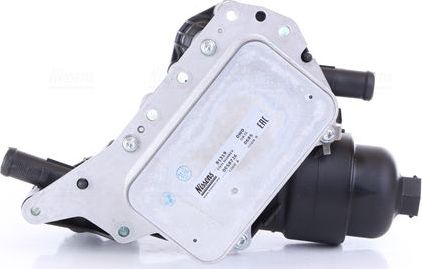 Радиатор масляный (маслоохладитель) для двигателя Nissens (алюминий). Артикул 91319