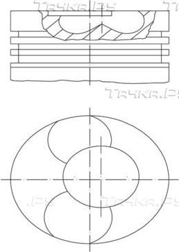 Поршень Mahle для MAN Lion's City 1996-2026. Артикул 228 31 00