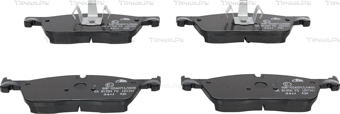 Тормозные колодки ATE Ceramic передние для Jaguar XE I 2015-2026. Артикул 13.0470-7341.2
