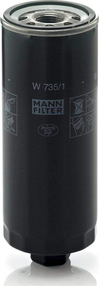 Масляный фильтр Mann-Filter. Артикул W 735/1
