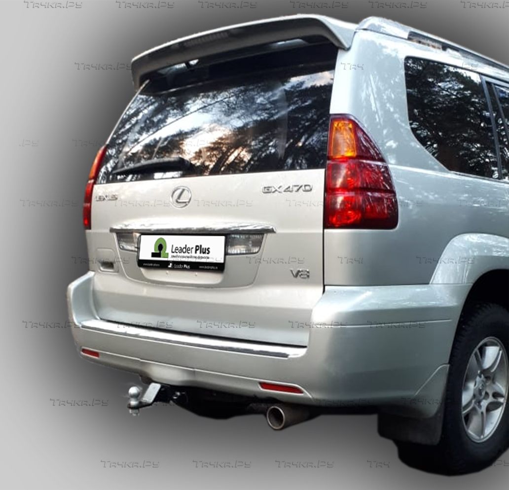Фаркоп Лидер-Плюс для Toyota Land Cruiser Prado 120 2002-2009 (съемный шар тип E). Артикул T123-E