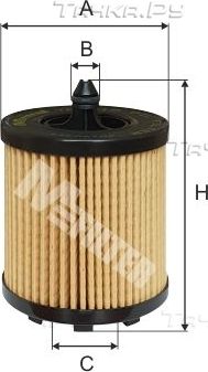 Масляный фильтр MFilter. Артикул TE 615
