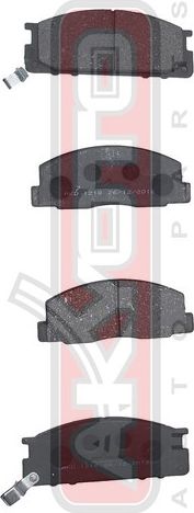 Тормозные колодки Akyoto Packing AKYOTO. Артикул AKD-1218