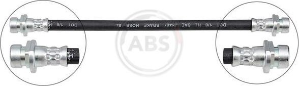 Тормозной шланг ABS задний для Honda Civic IV 1987-1995. Артикул SL 4204