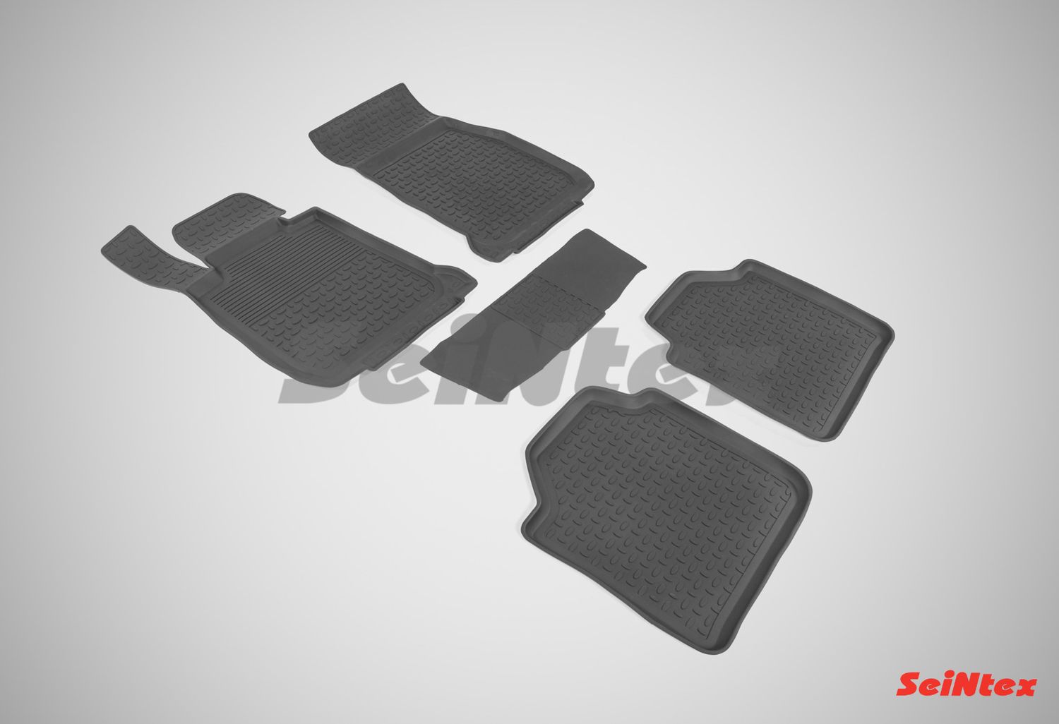 Коврики резиновые Seintex с высоким бортиком для салона BMW 3 Gran Turismo F34 2013-2026. Артикул 86535