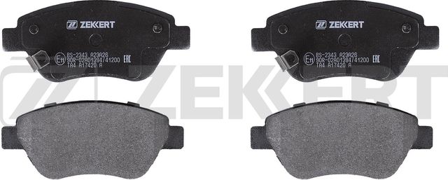 Тормозные колодки Zekkert передние для Fiat Doblo I 2003-2015. Артикул BS-2343