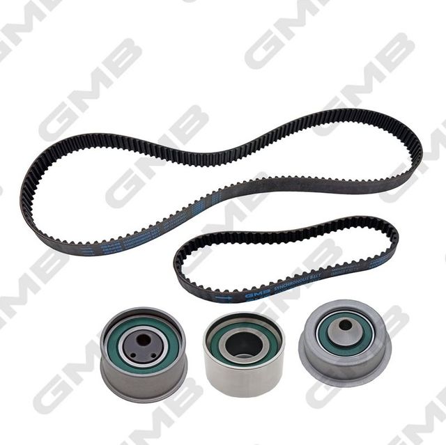 Ремень ГРМ с роликами (комплект) GMB для Hyundai Lantra I 1990-1995. Артикул GKM0018