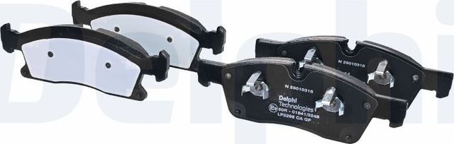 Тормозные колодки Delphi (Low-Metallic). Артикул LP2298