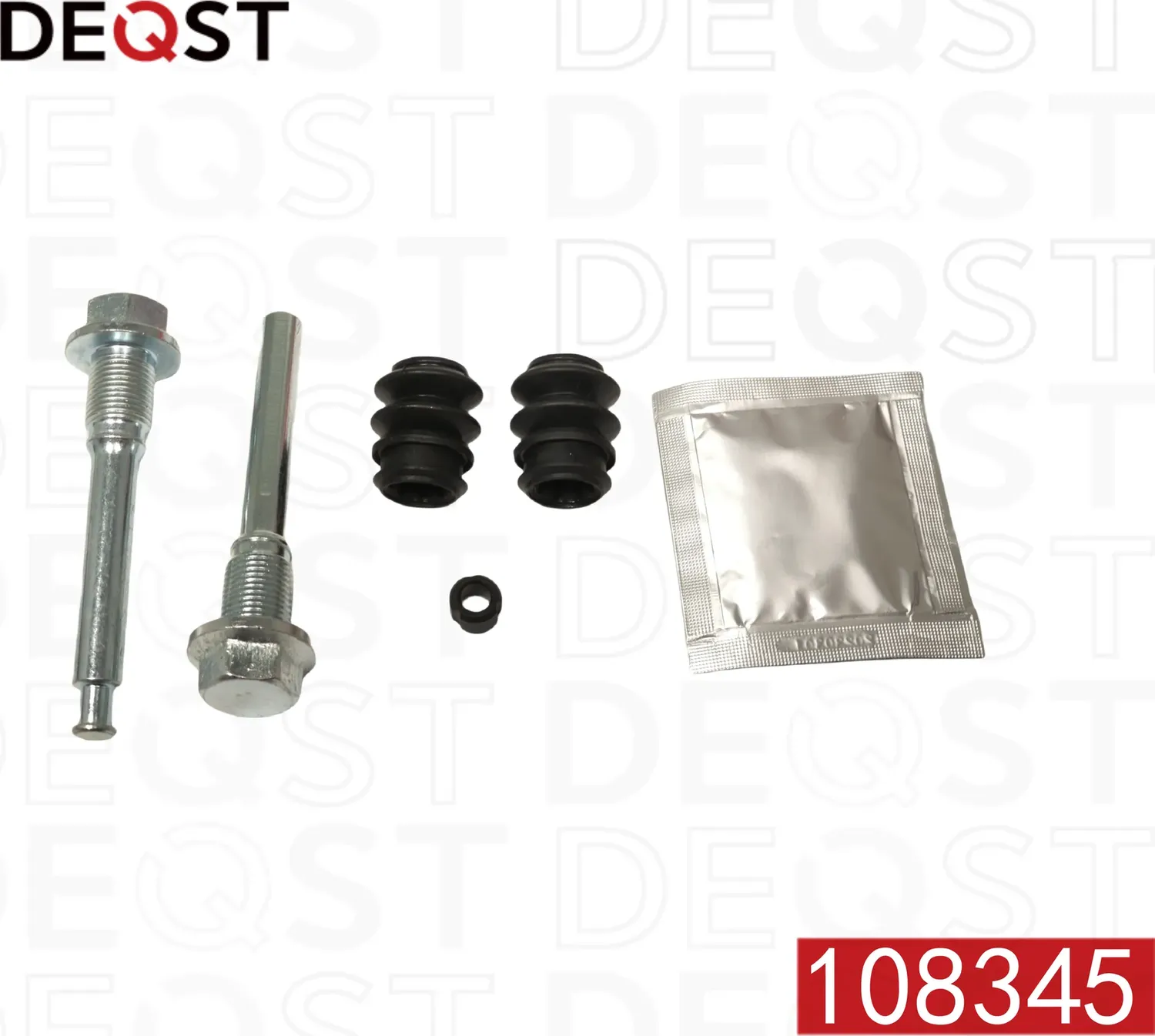 Комплект направляющих тормозного суппорта переднего (направляющая O10 mm  суппорт Akebono). MITSUBIS (Deqst). Артикул 108345