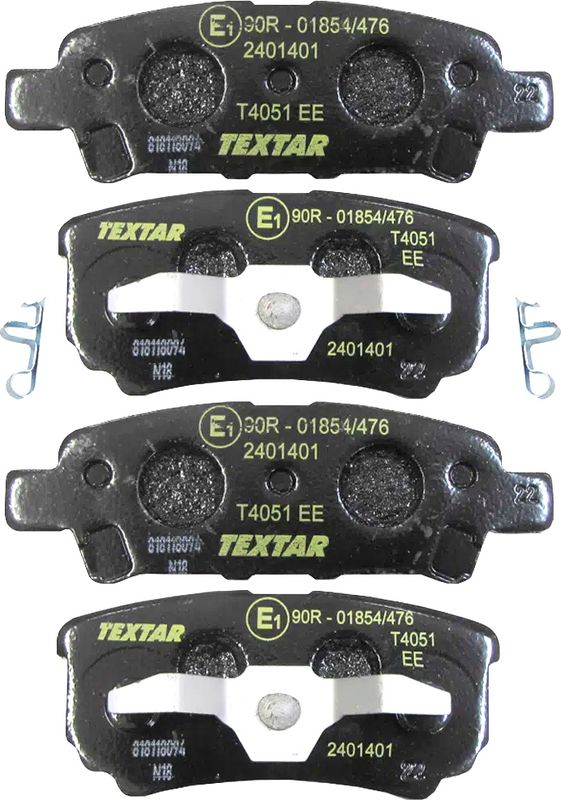 Тормозные колодки Textar. Артикул 2401401