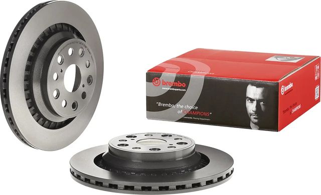 Тормозной диск Brembo PRIME LINE - UV Coated задний для Lexus LS V 2017-2026. Артикул 09.D977.11
