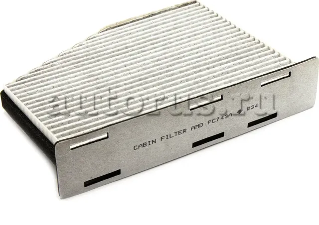 Фильтр салонный (антибактериальный) (AMD). Артикул AMDFC743A