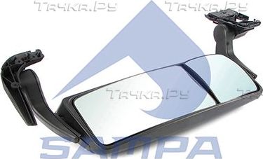 Зеркало боковое Sampa для MAN TGX 2006-2026. Артикул 022.125