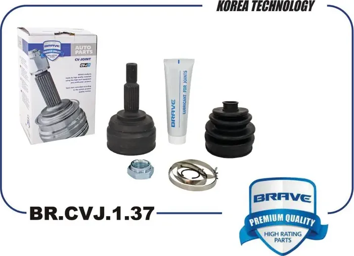 Шрус внешний 391009882R BR.CVJ.1.37 Renault Duster 2.0i/1.5 dCi (Brave). Артикул BRCVJ137