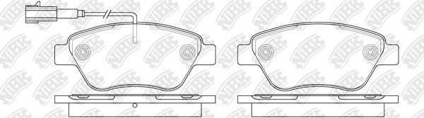 Тормозные колодки NiBK. Артикул PN0211W