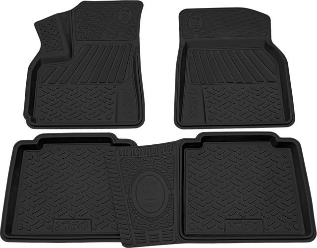 Коврики Rezkon резиновые для салона Lifan X60 2012-2026. Артикул 1022015100