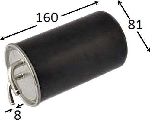 Топливный фильтр JS Asakashi для Mitsubishi Grandis 2005-2010. Артикул FS0060