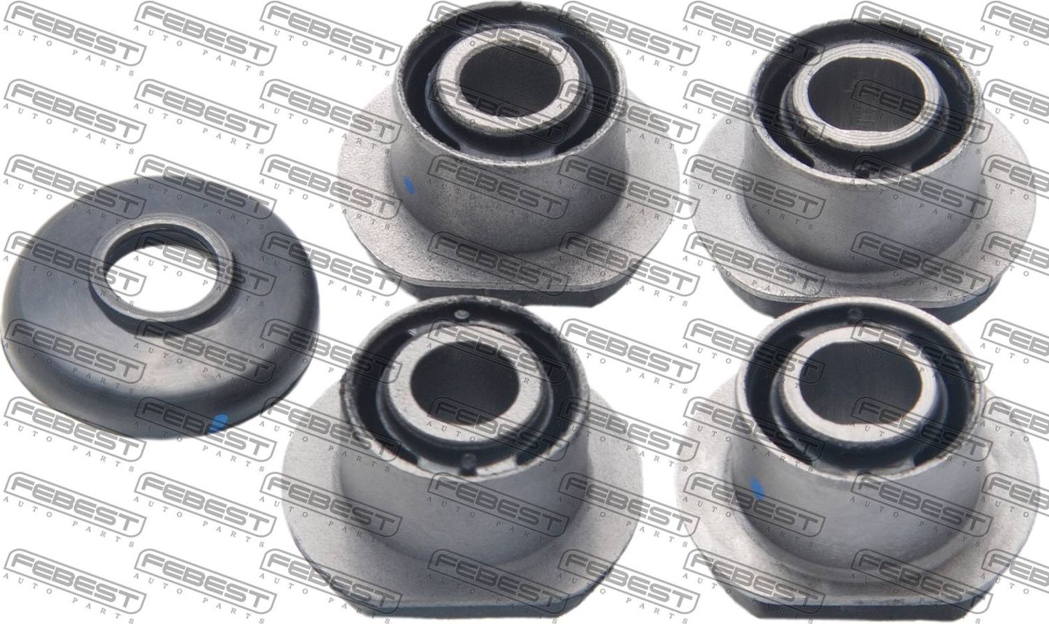 Сайлентблок рулевой рейки комплект Febest. Артикул TAB-UZJ100-KIT