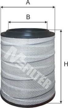 Воздушный фильтр MFilter. Артикул A 8092