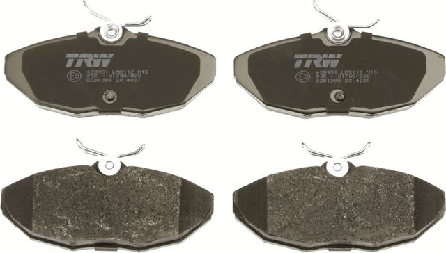 Тормозные колодки TRW COTEC задние для Lincoln LS I 1998-2006. Артикул GDB1398