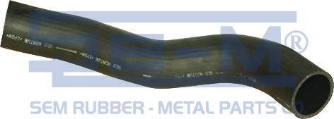 Патрубок системы охлаждения (радиатора) Sem Lastik для Mercedes-Benz Actros MP1 1996-2002. Артикул 8412
