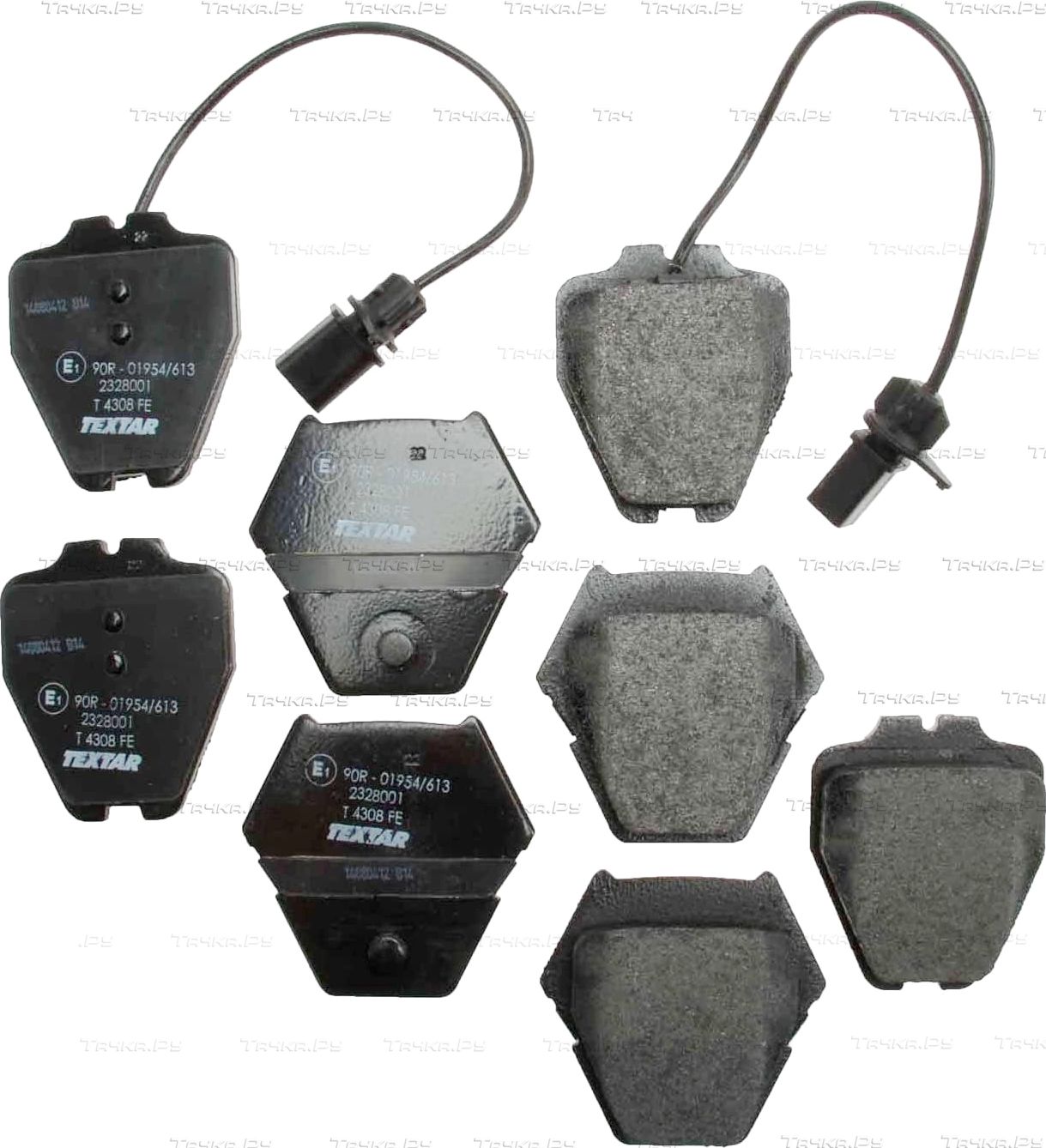 Тормозные колодки Textar Q+ передние для Audi A6 allroad I (C5) 2000-2005. Артикул 2328001