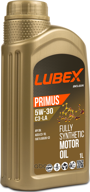 Масло моторное PRIMUS C3-LA 5W-30  1l (Lubex). Артикул l034-1296-1201