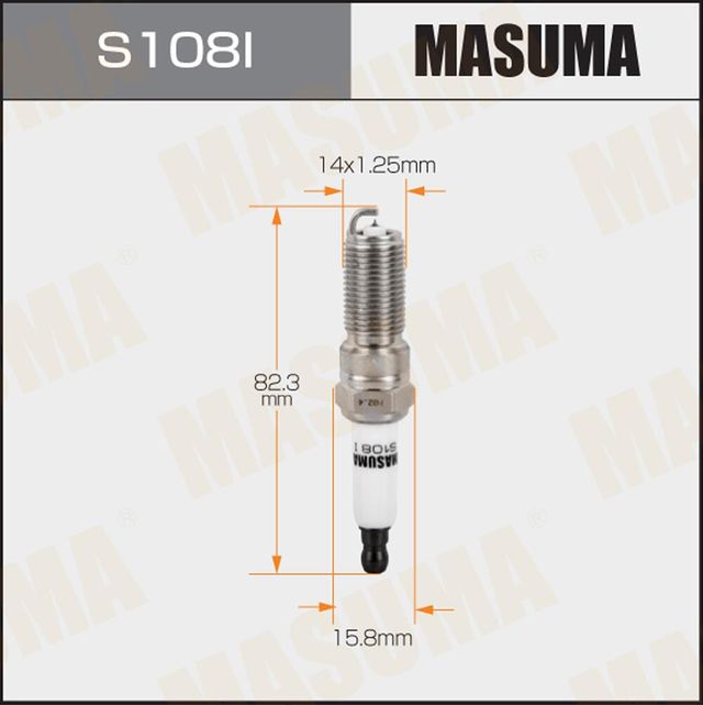 Свеча зажигания Masuma. Артикул S108I