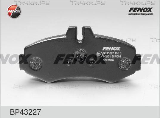 Тормозные колодки Fenox. Артикул BP43227