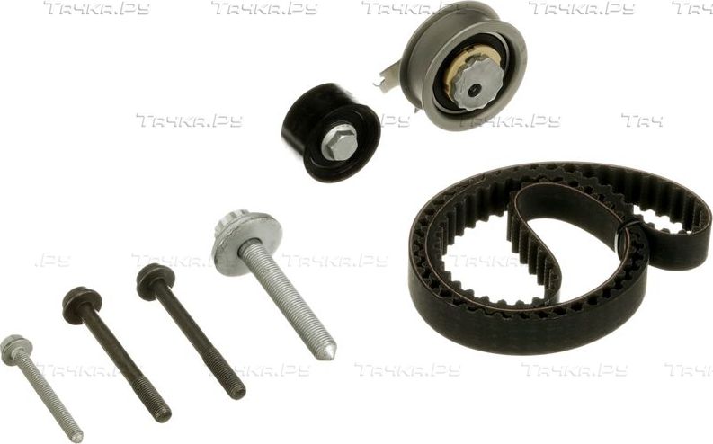 Ремень ГРМ с роликами (комплект) Gates PowerGrip™ для Volkswagen T-Roc I 2018-2026. Артикул K055680XS