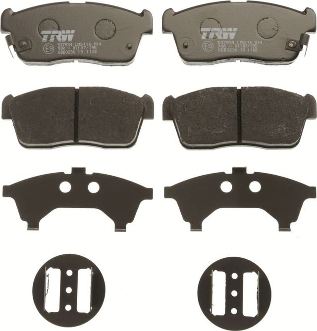 Тормозные колодки TRW COTEC передние для Suzuki Ignis I (HT) 2000-2003. Артикул GDB3236