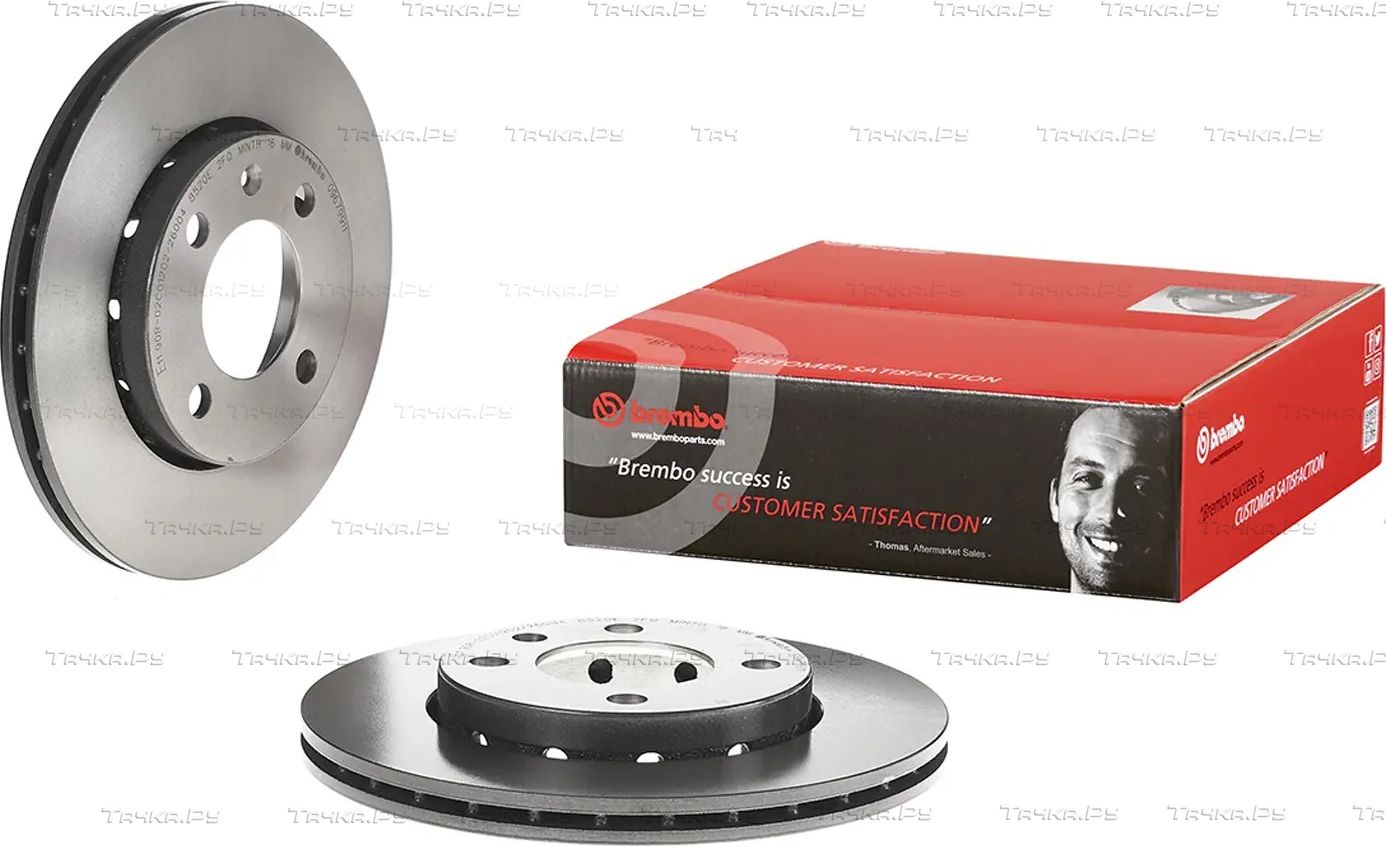 Тормозной диск Brembo UV Coated передний для SEAT Arosa I 1997-2004. Артикул 09.6799.11