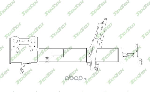 АМОРТИЗАТОР TOYOTA HIGHLANDER / KLUGER 3.5L FOR USA 2008 - - RL (Sensen). Артикул 42141221