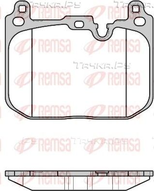 Тормозные колодки Remsa передние для MINI Hatch III (F55/F56) 2013-2026. Артикул 1680.00