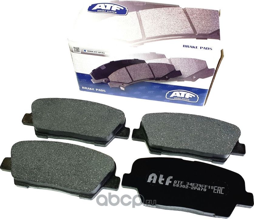 Колодки тормозные задние (ATF) ATF. Артикул 34E39FF18