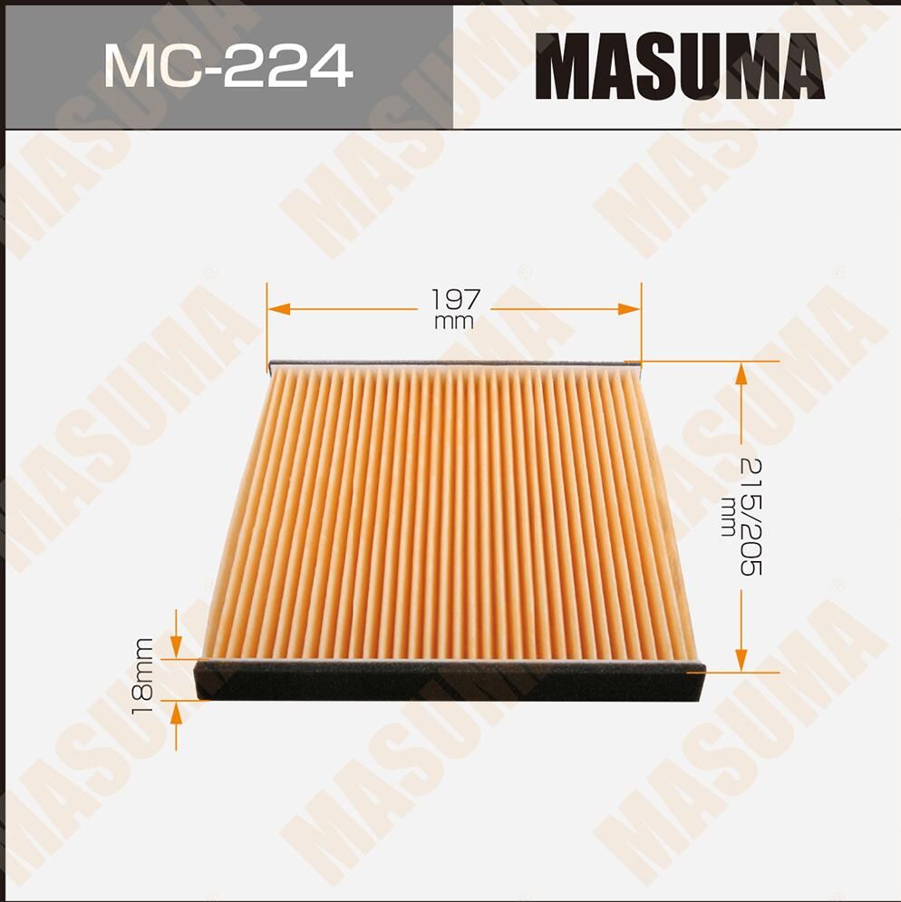 Салонный фильтр Masuma. Артикул MC-224