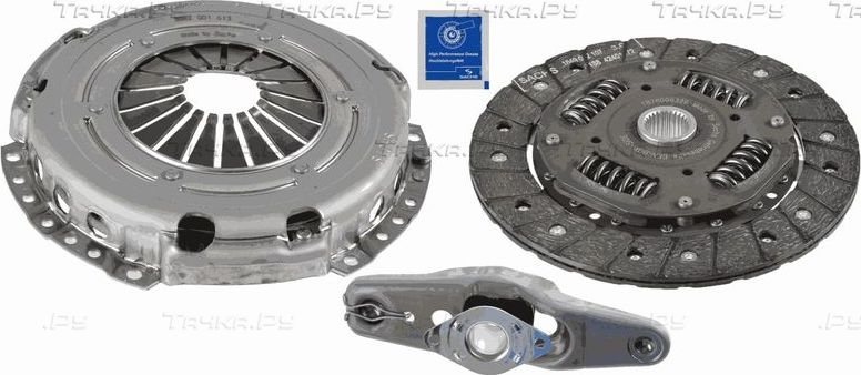Сцепление (комплект) SACHS для Skoda Rapid I 2012-2015. Артикул 3000 950 064