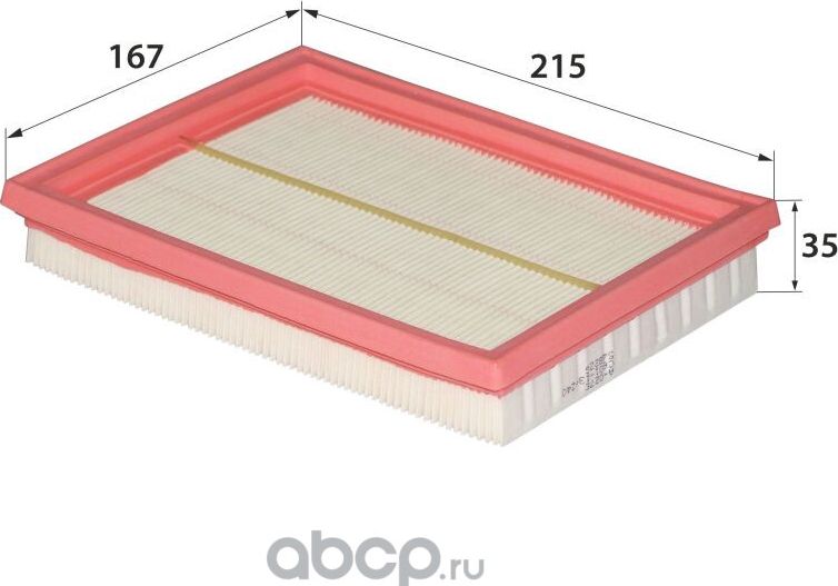 A-027E ОЕМ 1729 854 (20 шт) (фильтр воздушный) (RB-Exide). Артикул A027E