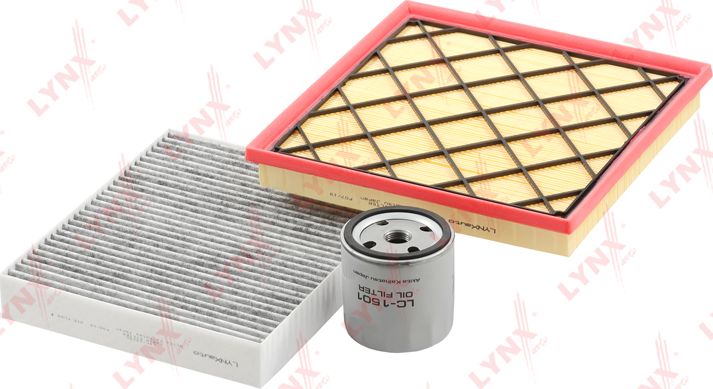 Комплект фильтров для ТО LYNXauto. Артикул LK-3001-1