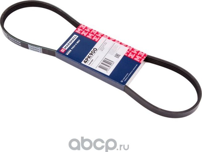 Ремень поликлиновой 4PK900 Hyundai Accent Getz 1 3I 1 5I Sohc Chrysler Sebring I (Marshall). Артикул M6310591