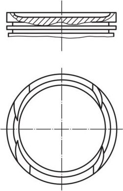 Поршень Mahle для Mercedes-Benz C-Класс I (W202) 1993-2000. Артикул 002 96 02