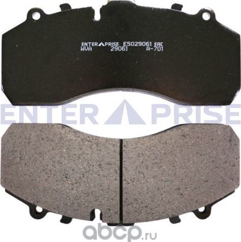 Колодки тормозные 29061 с полным р/к MB Actros, Scania 4s (Enterprise). Артикул E5029061