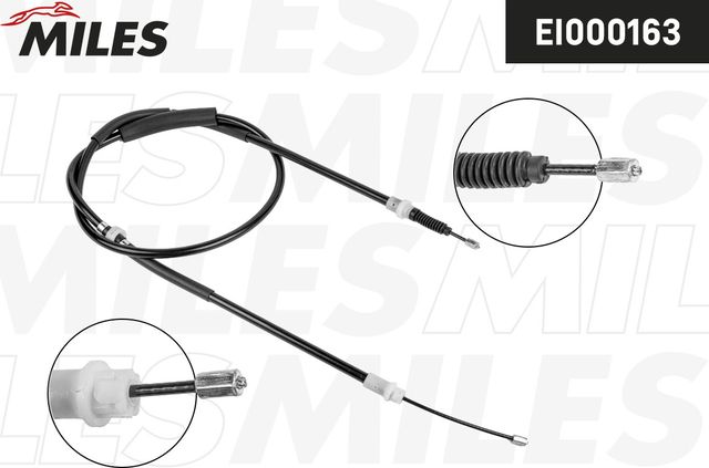Трос ручника (тросик ручного тормоза) Miles задний правый/левый для Ford Mondeo III 2000-2007. Артикул EI000163
