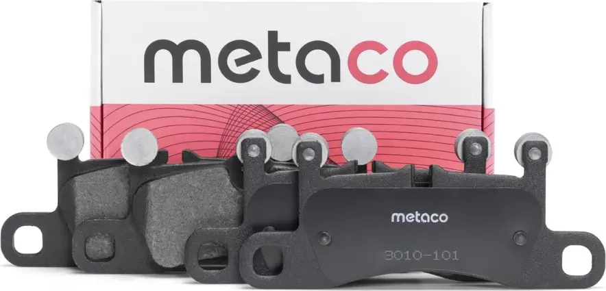 Колодки тормозные задние дисковые к-кт (Metaco). Артикул 3010101